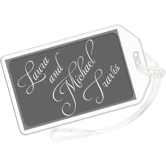 Special Grey Names Luggage Tags